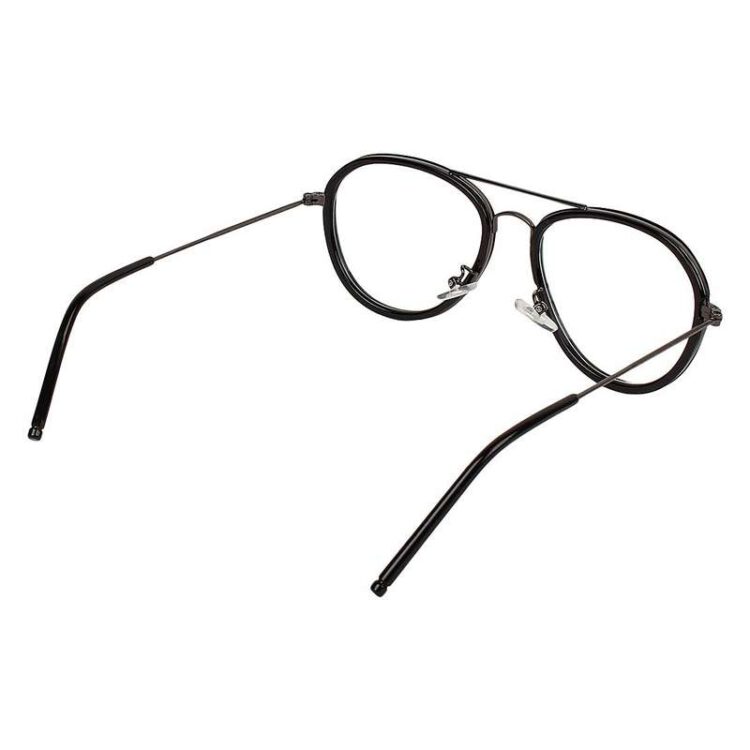 Aviator frame metal eye glasses 005