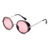 Ocnik Pink Black Round Full Rim Sunglass 2