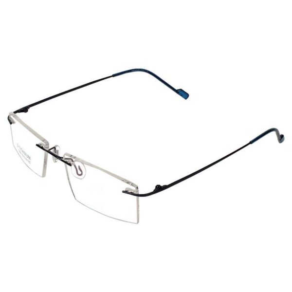 RIMLESS MATEL ODYSEY FRAMES BLUE light weight ocnik eyewear optical 270 004