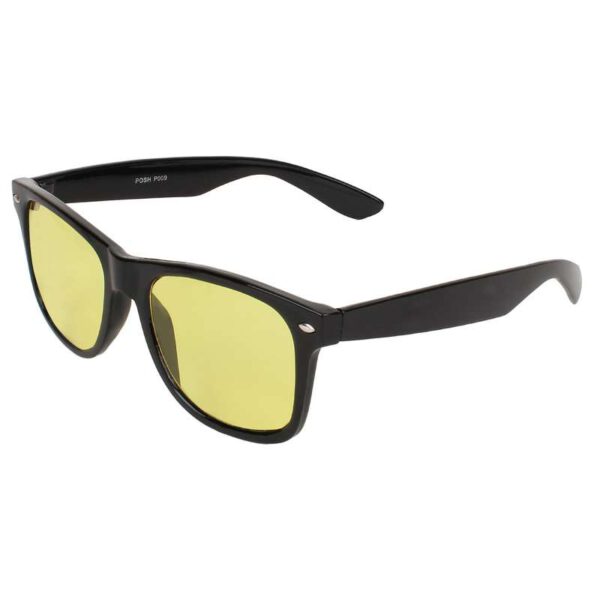 sunglass sheet black light weight ocnik eyewear opticals yellow lence 003